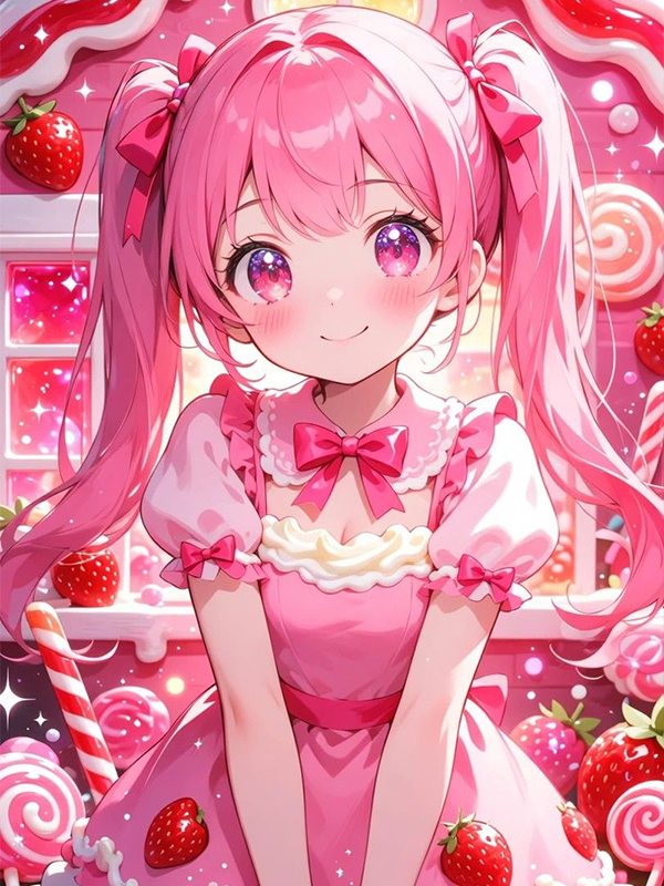 Hình ảnh cute anime nữ dễ thương ngọt ngào