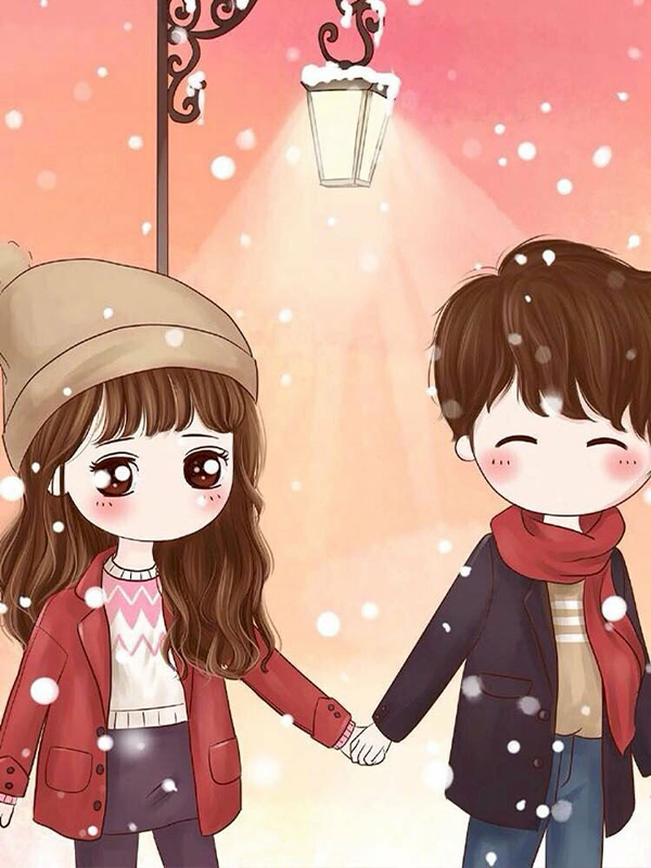 Hình ảnh cute anime cặp đôi lãng mạn