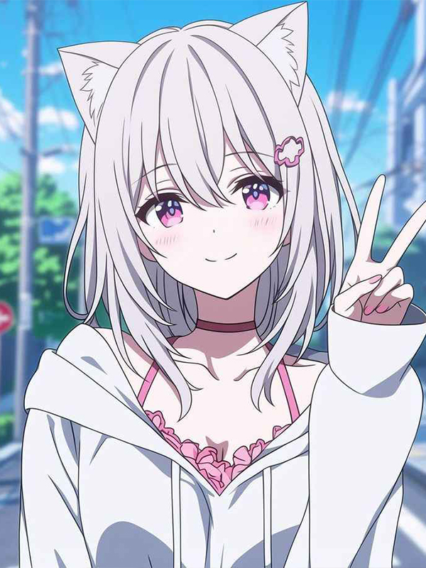 Hình ảnh cute anime nữ dễ thương ngọt ngào