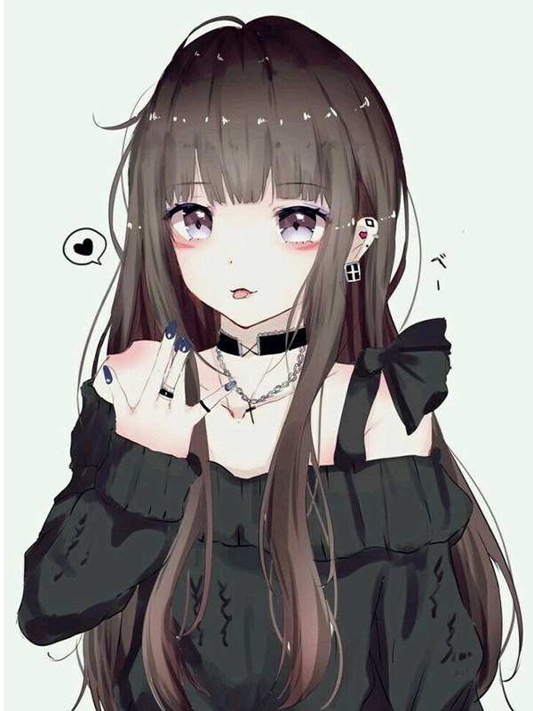 Hình ảnh cute anime nữ dễ thương ngọt ngào