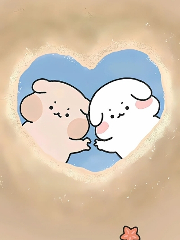 Hình nền bạn thân cute chibi ngộ nghĩnh
