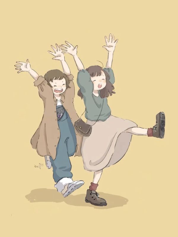 Hình nền bạn thân cute dễ thương