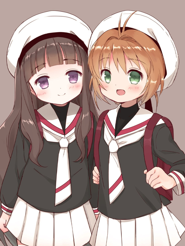 Hình nền bạn thân cute anime dễ thương