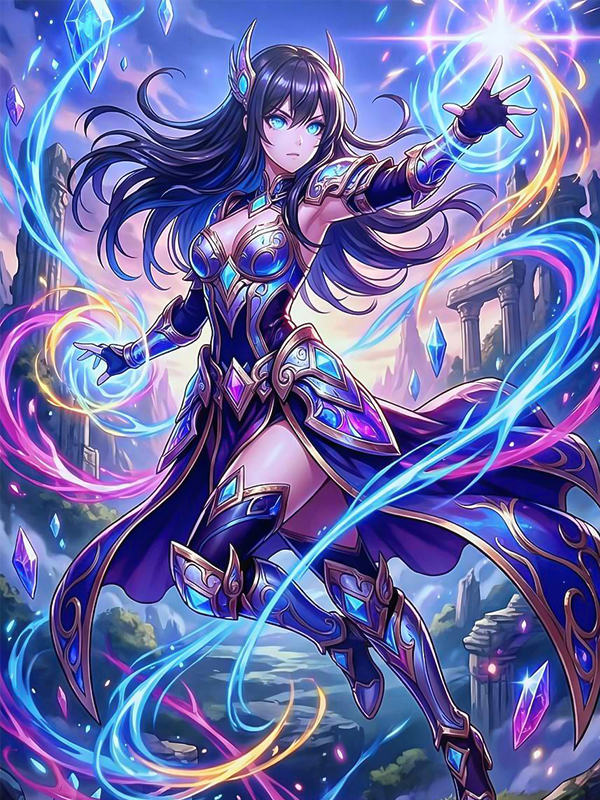 Hình nền gái 3D đẹp phong cách fantasy huyền ảo