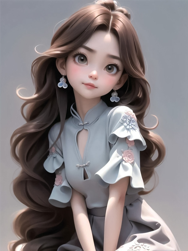 Hình nền gái 3D đẹp dễ thương