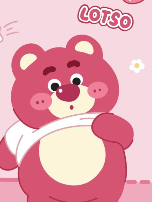 Hình nền gấu dâu cute giúp làm mới giao diện điện thoại