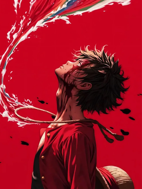 Hình nền Luffy Gear 5 dành cho máy tính