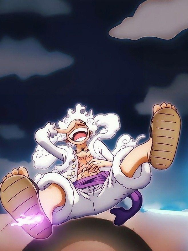 Hình nền Luffy Gear 5 ngầu cho điện thoại
