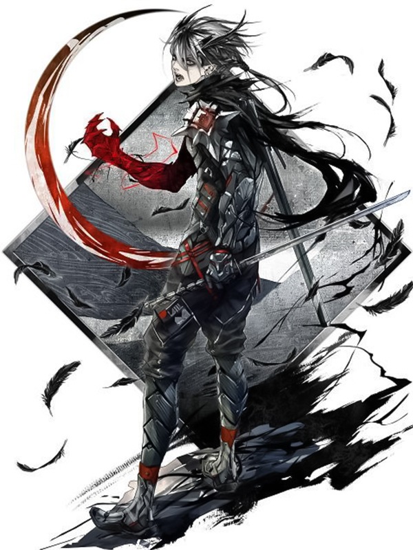 Hình vẽ anime ngầu phong cách chiến binh