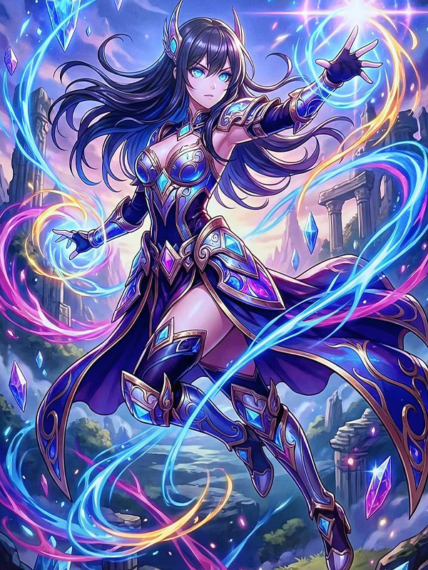 Hình vẽ anime ngầu phong cách fantasy huyền ảo