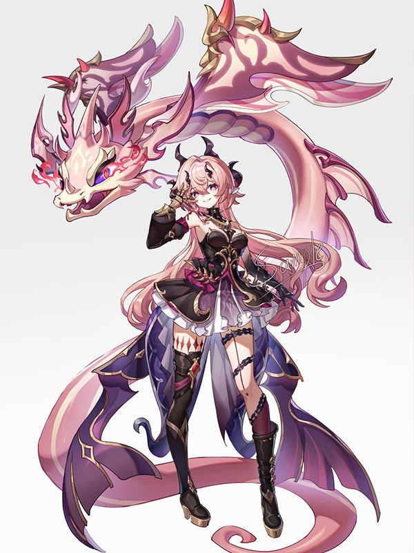 Hình vẽ anime ngầu phong cách fantasy huyền ảo