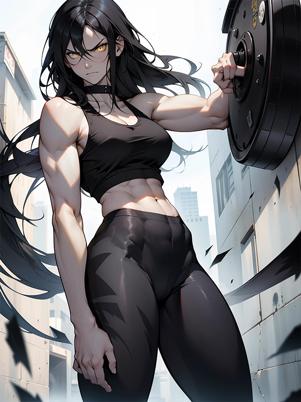 Hình vẽ anime ngầu nữ cá tính
