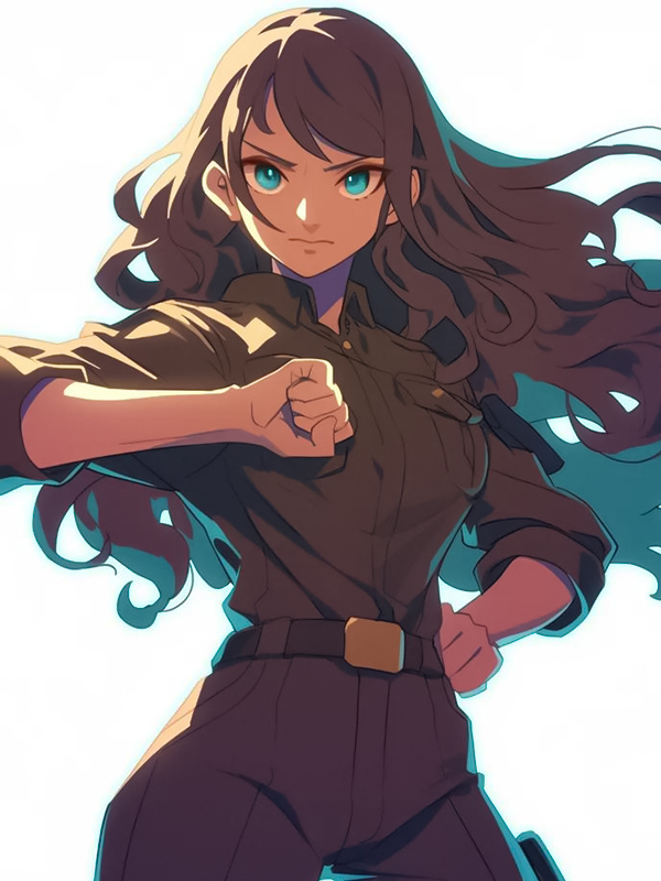 Hình vẽ anime ngầu nữ cá tính
