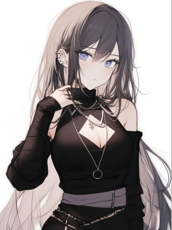 Hình vẽ anime ngầu nữ cá tính