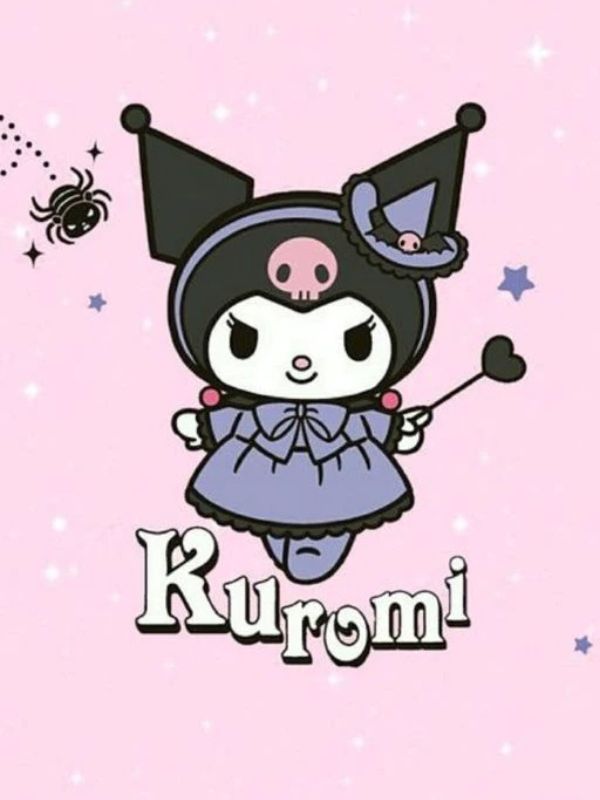 Ảnh Kuromi cute làm hình nền điện thoại