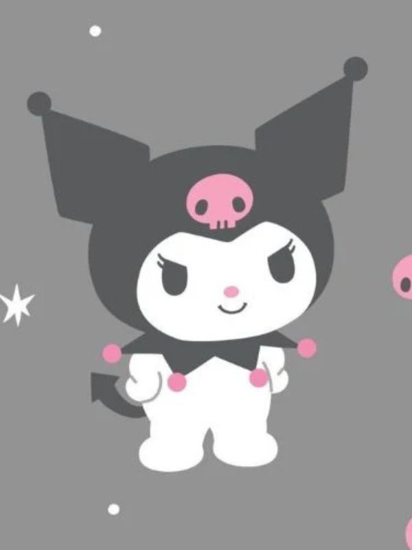 Ảnh Kuromi cute làm hình nền điện thoại