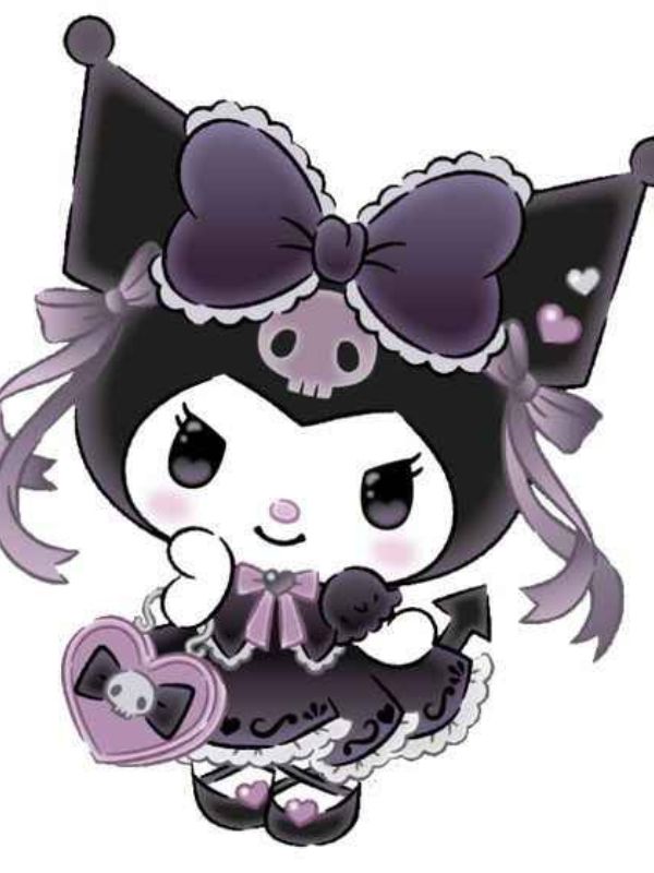 Ảnh Kuromi cute làm hình nền điện thoại