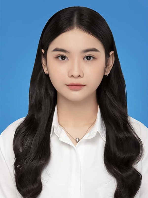 Avatar mẫu ảnh thẻ nền xanh phổ biến