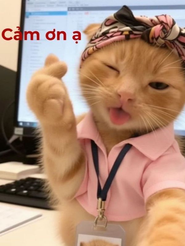 Meme cảm ơn dễ thương, hài hước và cực bá đạo