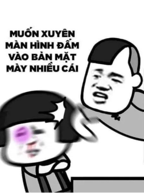 Ảnh meme đấm nhau gây ấn tượng khi cần quăng miếng