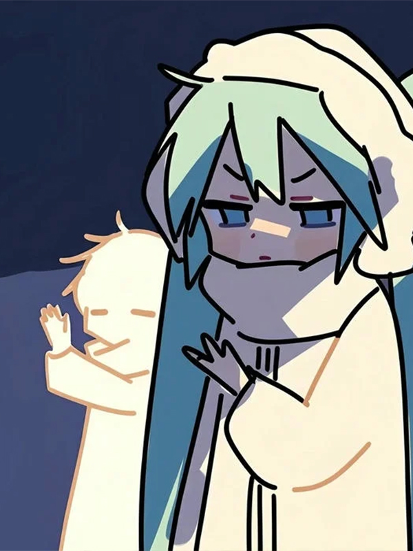 Avatar meme hoảng loạn phong cách anime