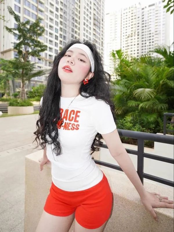 Ảnh Sammy Đào đáng yêu và tràn đầy năng lượng tích cực