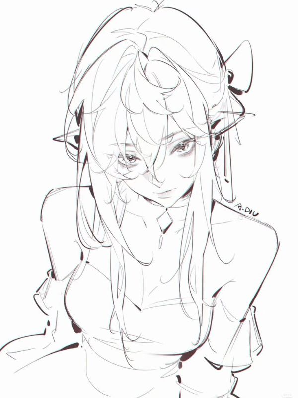 Tranh tô màu anime girl ngầu đẹp, dễ tô cho mọi lứa tuổi