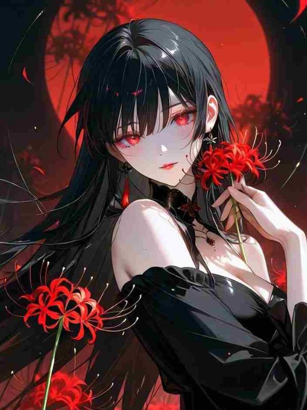 Tranh tô màu anime girl ngầu đẹp, dễ tô cho mọi lứa tuổi