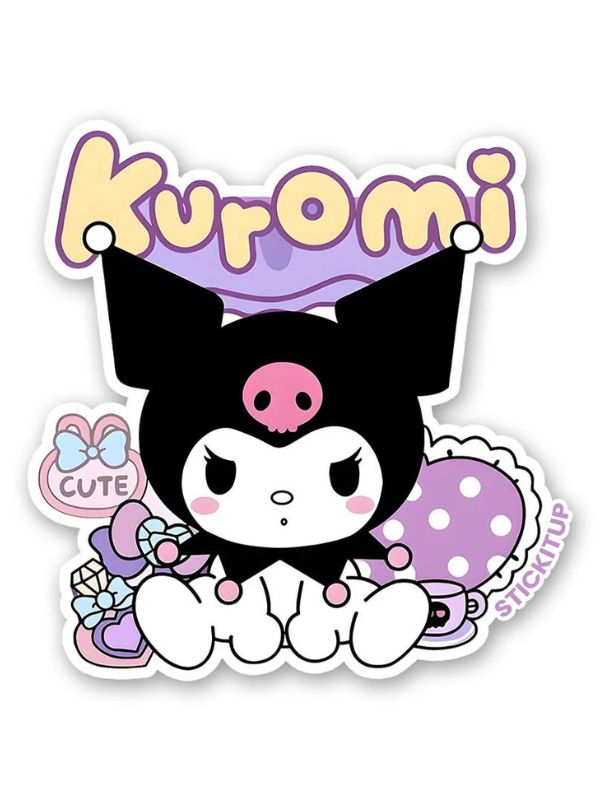 Tranh tô màu Kuromi dễ thương cho bé thỏa sức sáng tạo